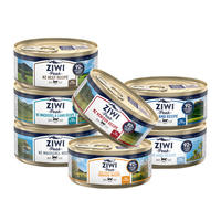 【6罐】巅峰Ziwi Peak 猫罐头 85g ——鸡肉*2，马鲛鱼*2，羊肉*1，鹿肉*1